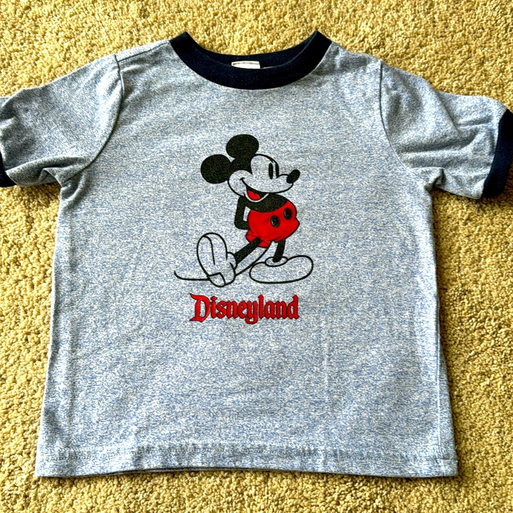 Mickey Mouse Disneyland blue tee shirt size 3